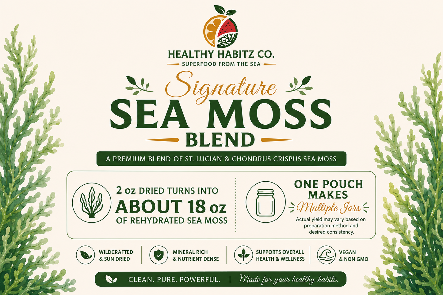 Signature Blend Dried Sea Moss